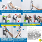 Shower Grab Bars & Corner Shower Caddy