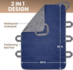 Teal Sanitary Pads Waterproof 132 Cm