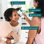 HoMedics Non-Contact Infrared Forehead Thermometer, Clinically Proven Fast Accurate Results, High-Fever Alert with 4-in-1 Readings