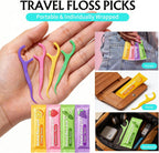 Dental Floss Picks 320/960/1920 Pcs – 4 Flavors Individually Wrapped Floss
