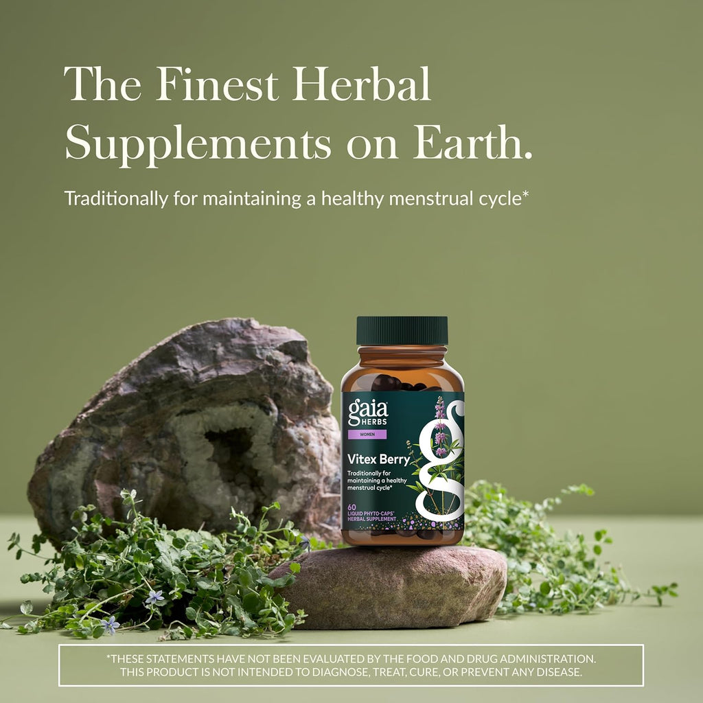 Gaia Herbs Vitex Berry Dietary Supplements 60 capsules