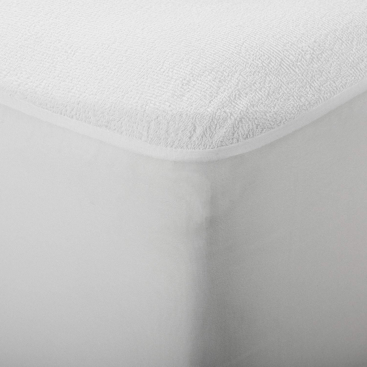 Pikolin Home – Terry Waterproof and Breathable Absorbent Mattress Protector, Oeko-Tex Certified, for 90 cm Beds, up to 32 cm Height – Mattress Topper 90 x 190/200 cm