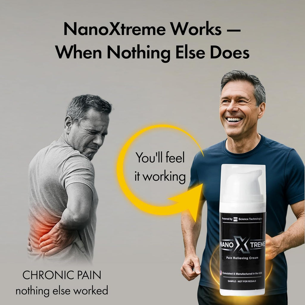 NANOXTREME Pain Relief Cream, 1 Ounce Size