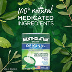 Mentholatum Original Vapor Chest Rub, Topical Analgesic Ointment, Vapors Soothe Nasal Passages & Relieve Chest and Muscle Aches Due To Cold & Cough, All-Natural Medicated Ingredients, 3.0 oz