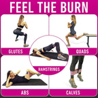Resistance Bands for Working Out with Workout Bands Guide. 4 Booty Bands for Women Men Fabric Elastic Bands for Exercise Bands Resistance Bands for Legs Bands for Working Out Hip Thigh Glute Bands Set