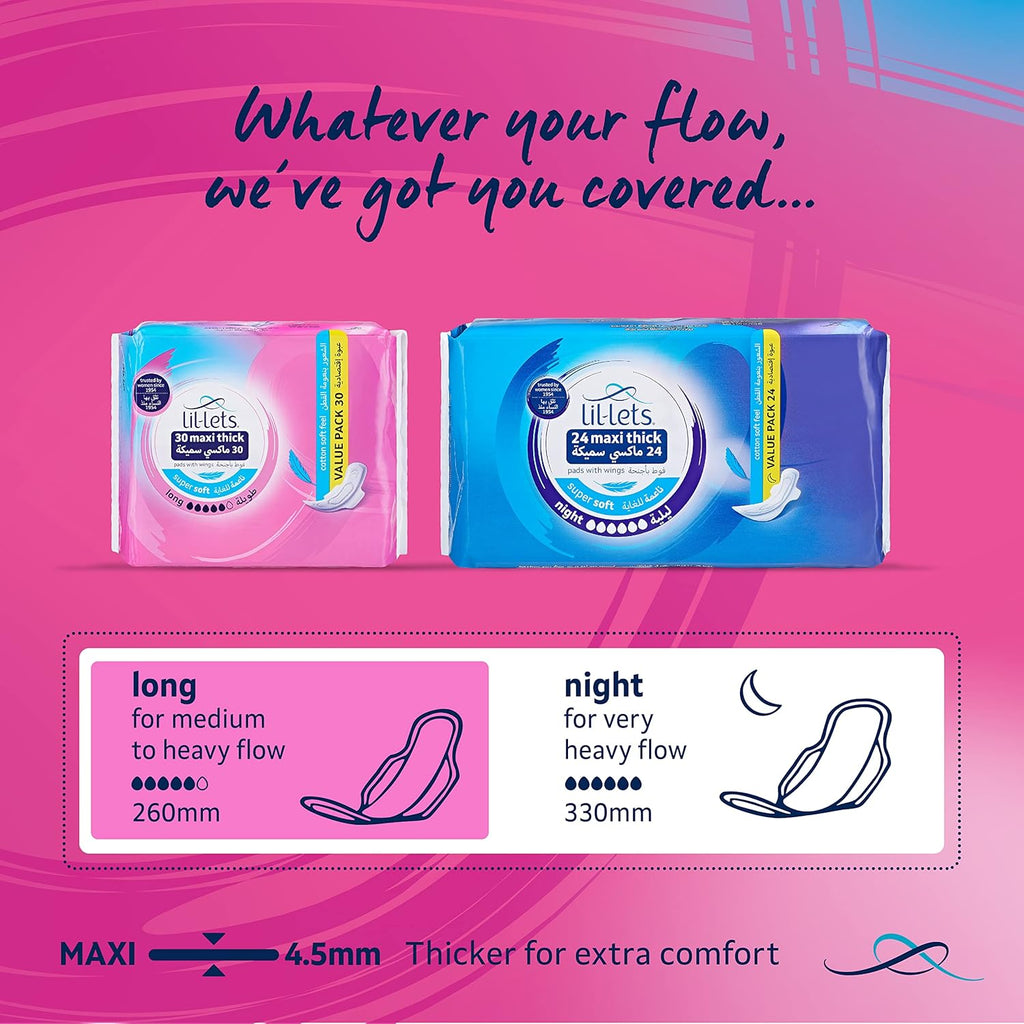 Sanitary Pads With Wings