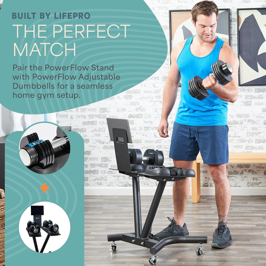 Lifepro Adjustable Dumbbell Stand Weight Stand for Dumbbells Home Gym