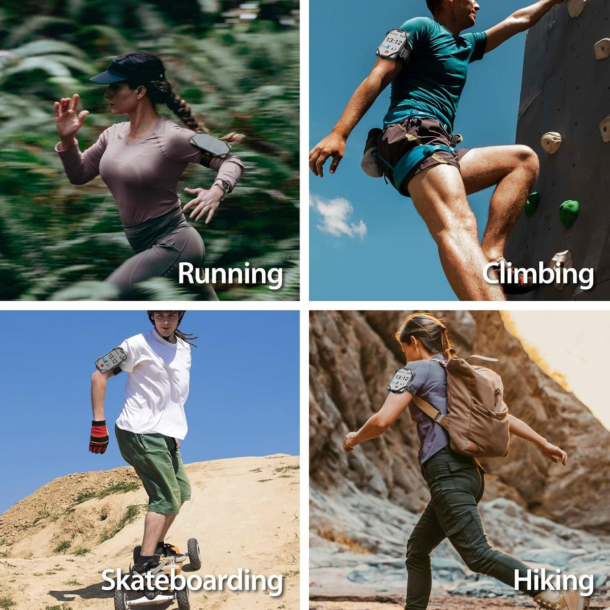 BONE Run Tie 3, Universal Running Phone Armband for 4.7"-7.2" Smartphones
