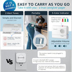 Caregiver Pager with 2 Call Buttons and 2 Pagers for Home Care