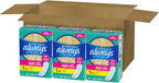 Always Ultra Thin Pads without Wings, Size 1, Regular, 132 Count (3 Packs of 44)