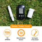 CareSens N Blood Glucose Monitor Kit with 100 Blood Sugar Test Strips, 100 Lancets, 1 Blood Glucose Meter, 1 Lancing Device, 1 Control Solution, Travel Case for Diabetes Testing for Personal Use