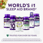 ZzzQuil Pure Zzzs Complete Sleep, Melatonin 10mg, L-Theanine, GABA, with Ashwagandha, and Magnesium, Melatonin Sleep Aid, 60 Count