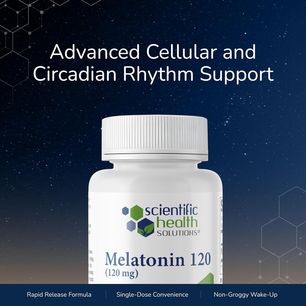 Melatonin 120mg High Dose Sleep Aid (1 Pack)