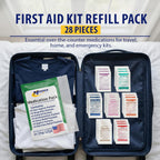 MFASCO 7 in 1 Travel Size Medicine Kit - TSA Approved