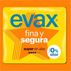 Evax Fine and Safe Super Absorbent Pads Super/Maxi, Neutralize Odor, Ultra Thin, 13 Units