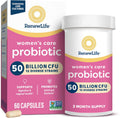 Renew Life Women's Probiotic Capsules, 50 Billion CFU Guaranteed, Supports pH Balance, Vaginal, Urinary, Digestive and Immune Health(2), L. Rhamnosus GG, Dairy, Soy and Gluten-Free, 60 Count