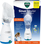 Vicks Sinus Inhaler for Sinus Relief, Works with VapoPads (1 Included) | Plug-in Non-Medicated Steam Inhaler for Allergies, Congestion & Colds, Vocal Steamer, Soothes Nasal & Throat Passages