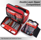Gevoke Professional 500 Piece Emergency First Aid Kit for Home, Car | Large Complete Medical Kit for Travel, Camping, Truck, Hiking, Sports, Office, Vehicle & Outdoor Emergencies