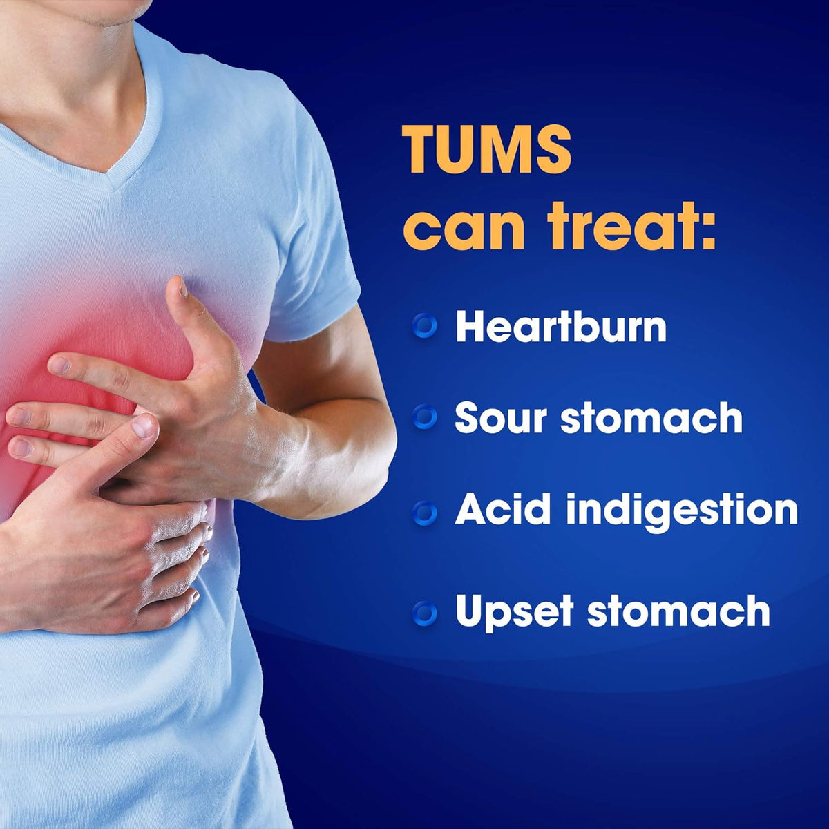 TUMS Chewy Bites Antacid Tablets, Lemon and Strawberry, 28 Count | Ultra Strength Formula, Neutralizes Acid Instantly for Indigestion and Upset Stomach, Multi-Symptom Relief, Gluten Free