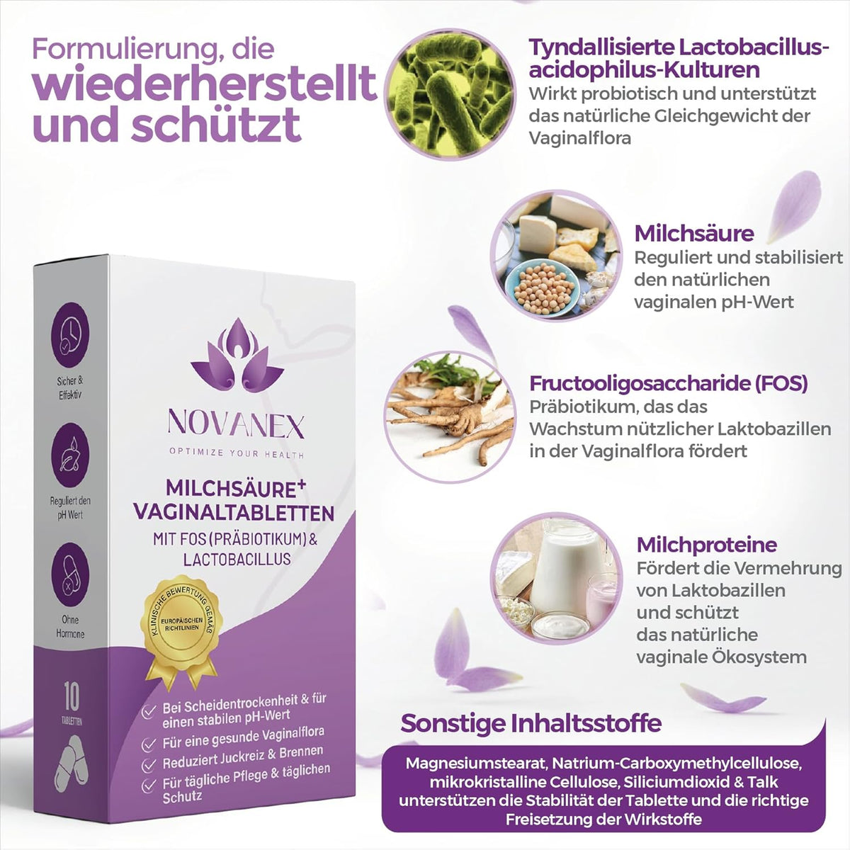 Milchsaure Dietary Supplements 10 tablets