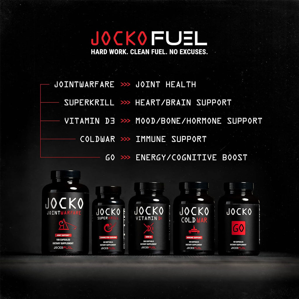 Jocko Fuel Joint Support Glucosamine Chondroitin Supplement | 60 Serving