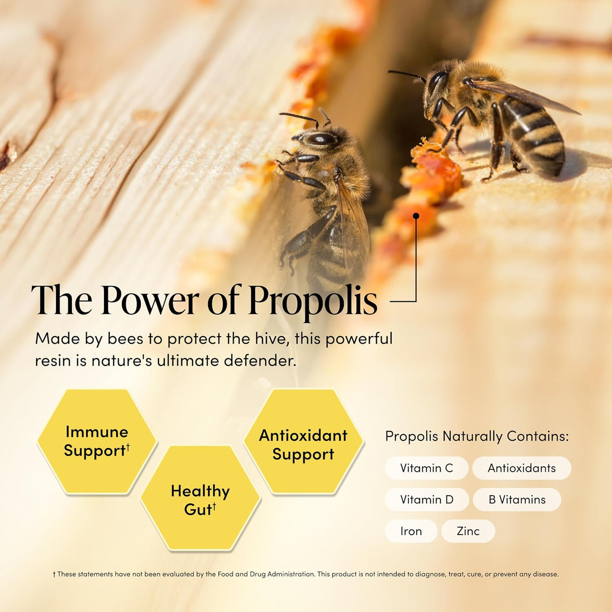 Beekeeper's Naturals Throat Soothing Honey Cough Drops, Zinc + Vit D, 24 Ct