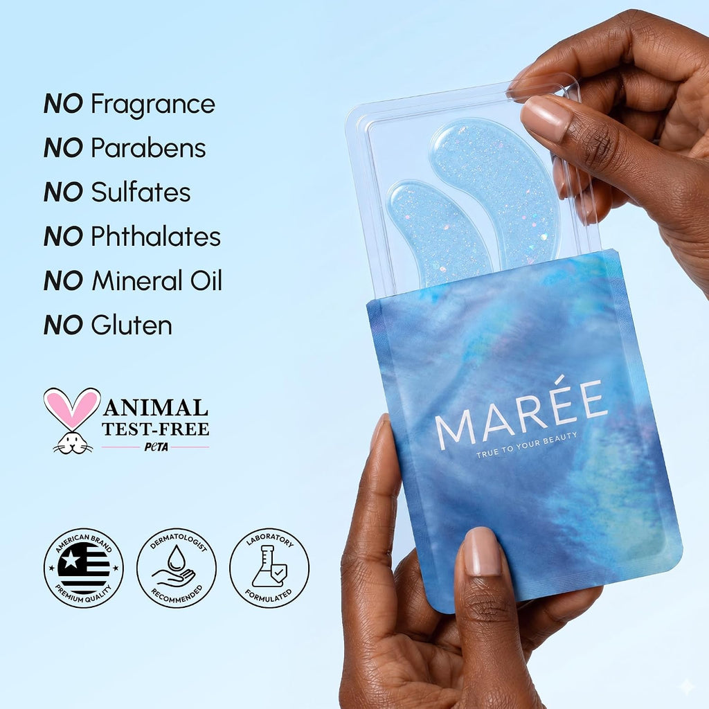 MAREE Eye Gels - Under Eye Patches for Puffy Eyes with Hyaluronic Acid