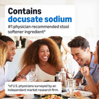 Amazon Basics Stool Softener Laxative, Docusate Sodium 100 mg, Softgels, for Constipation Relief, 100 Count (Previously Care)