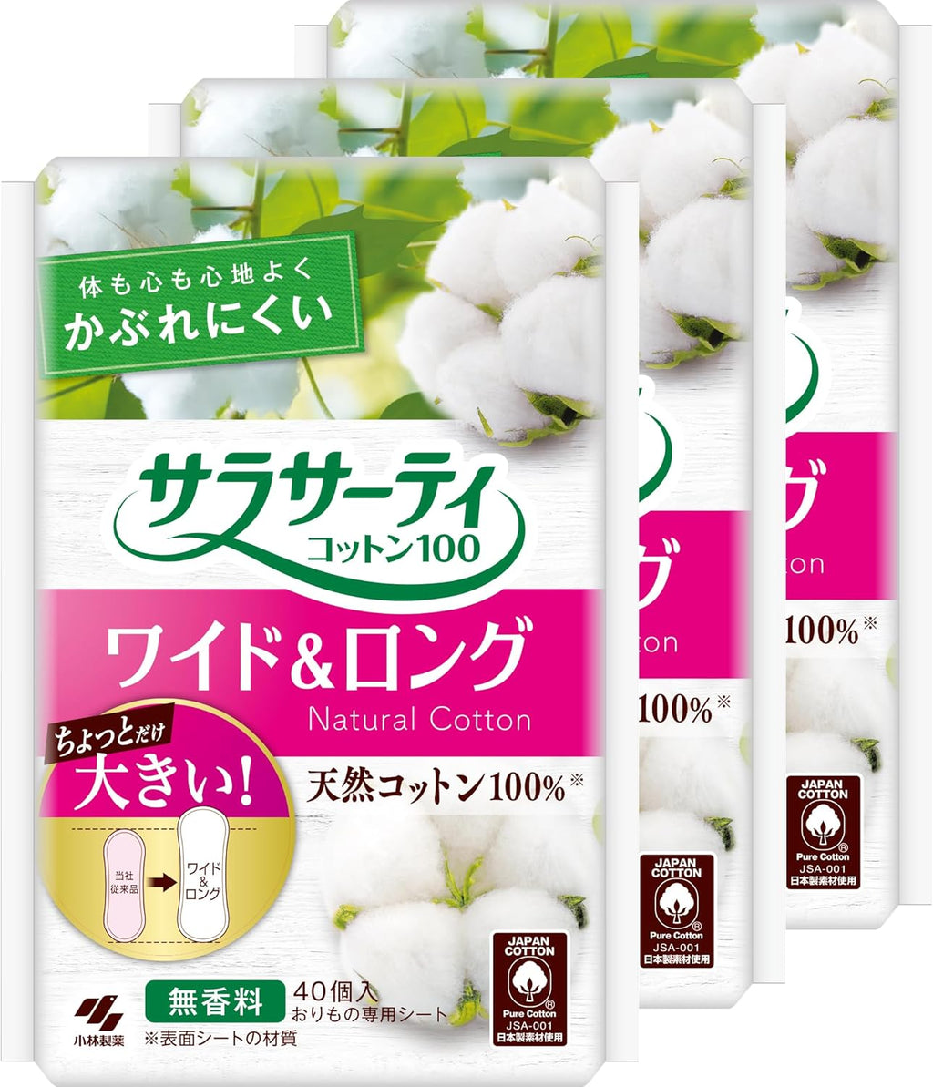 Sarasaty Menstrual Care Fragrance-Free 40 pieces 3 packs
