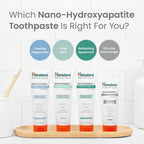 Himalaya Botanique Whitening+ Nano Hydroxyapatite Toothpaste, Mint, 4 oz | Nano Hydroxyapatite Toothpaste, Support Enamel Strength & Integrity,Great for Sensitive Teeth, Fluoride Free,SLS Free & Vegan