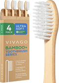 VIVAGO Extra Soft Toothbrushes for Adults - Ultra Soft Bristle Toothbrush