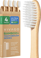VIVAGO Extra Soft Toothbrushes for Adults - Ultra Soft Bristle Toothbrush
