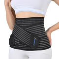 Abdominal Binder Post Surgery Postpartum Belly Band, C-section Belly Binder, Girdle for Postnatal, Adjustable Belly Wrap, Stomach Compression Hernia Belt For Men or Women After Pregnancy, Hysterectomy (Black XXL)
