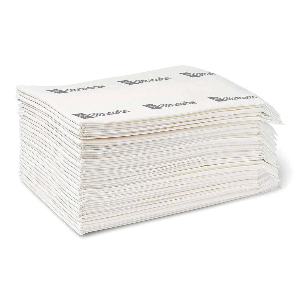 Medline Ultrasorbs Drypads, 30" x 36", 25 Count, Super Absorbent Disposable Bed Pads, Large Incontinence Bed Pads, Chucks Protective Underpads, 10 Times More Absorbent, For Adults, Elderly