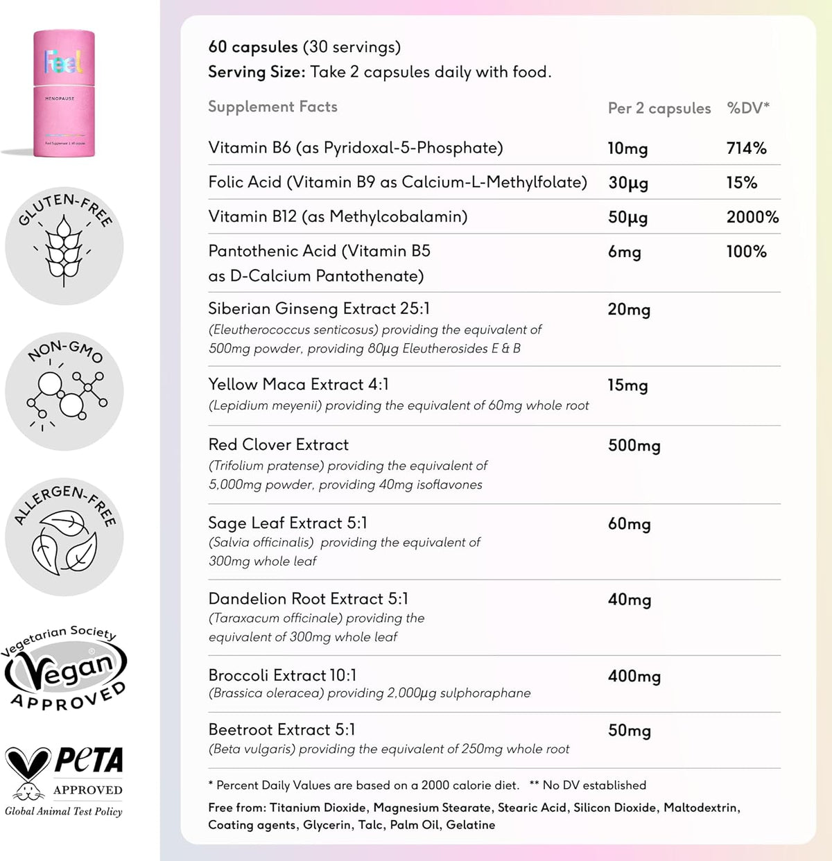 Dietary Supplements 60 capsules