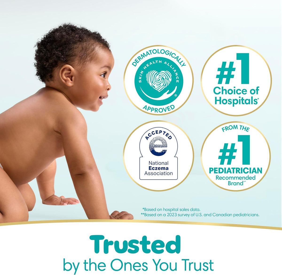 Pampers Sensitive Baby Wipes, Clinically Proven, Fragrance Free, Unscented, Water Based, Hypoallergenic, Multi-Use, Hand Wipes 1344 Wipes Total (24X Flip-Top Packs) [Packaging May Vary]