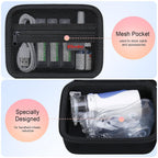 Elonbo Carrying Case for Portable Handheld Inhaler Nebulizer Machine, Black
