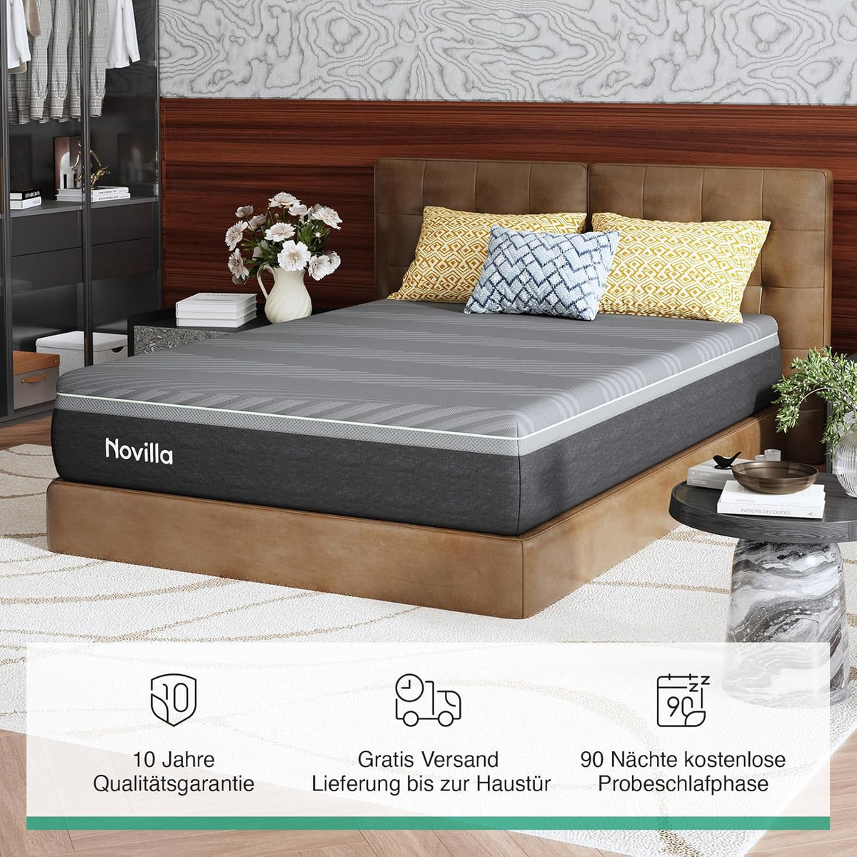 Novilla Mattresses Breathable 200 cm 25 cm