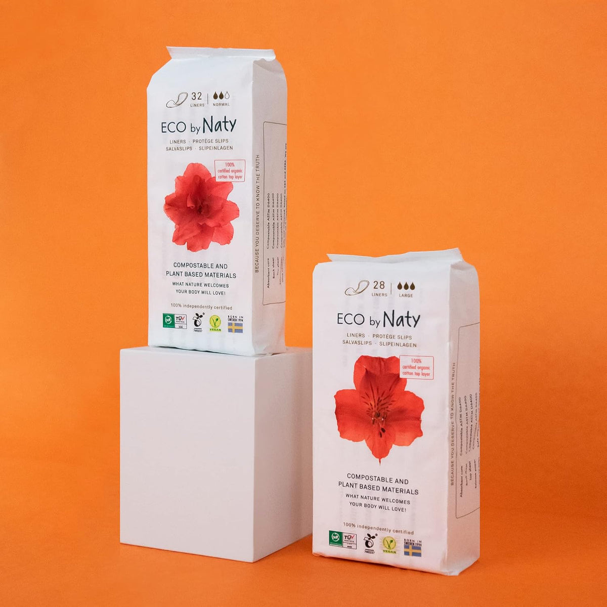 Naty Panty Liners Organic 32 pieces