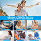 Motion Sickness Bracelets for Adults & Kids Sea Sickness Wristbands for Travel Anti Nausea Bands for Motion & Morning Sickness Relief for Pregnant Women-Ideal for Car Air Cruise Travel-Star Light