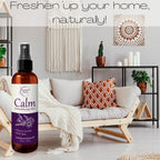 Brookethorne Naturals Calm Aromatherapy Mist | Lavender Pillow Spray 4oz | Lavender & Chamomile Essential Oil room, linen & bed spray | Calming scent for Relaxation & Sleep | Paraben-free, made in USA
