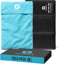 Reusable Cold Pack with Fabric Cover - Standard 10 x 14 Inch, Blue | Flexible Clay Pack, Leak Resistant, Wrap Design for Back, Shoulders and Knees, Stays Cold Up to 45 Minutes - FSA-HSA Eligible
