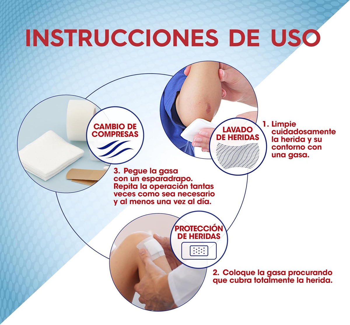 MERCUROCHROME - Sterile Gauze - 60 Gases - 100% Cotton - Individual Envelopes - Hygiene and Wound Care - Protection and Sterility - Breathable - Economy Format - First Aid