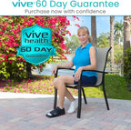 Vive Post Op Shoe - Lightweight Medical Walking Boot withAdjustable Straps - Post Injury Surgical Foot Cast - Durable Square Toe Orthopedic Support Brace for Broken Bone - Men, Women Fracture Recovery