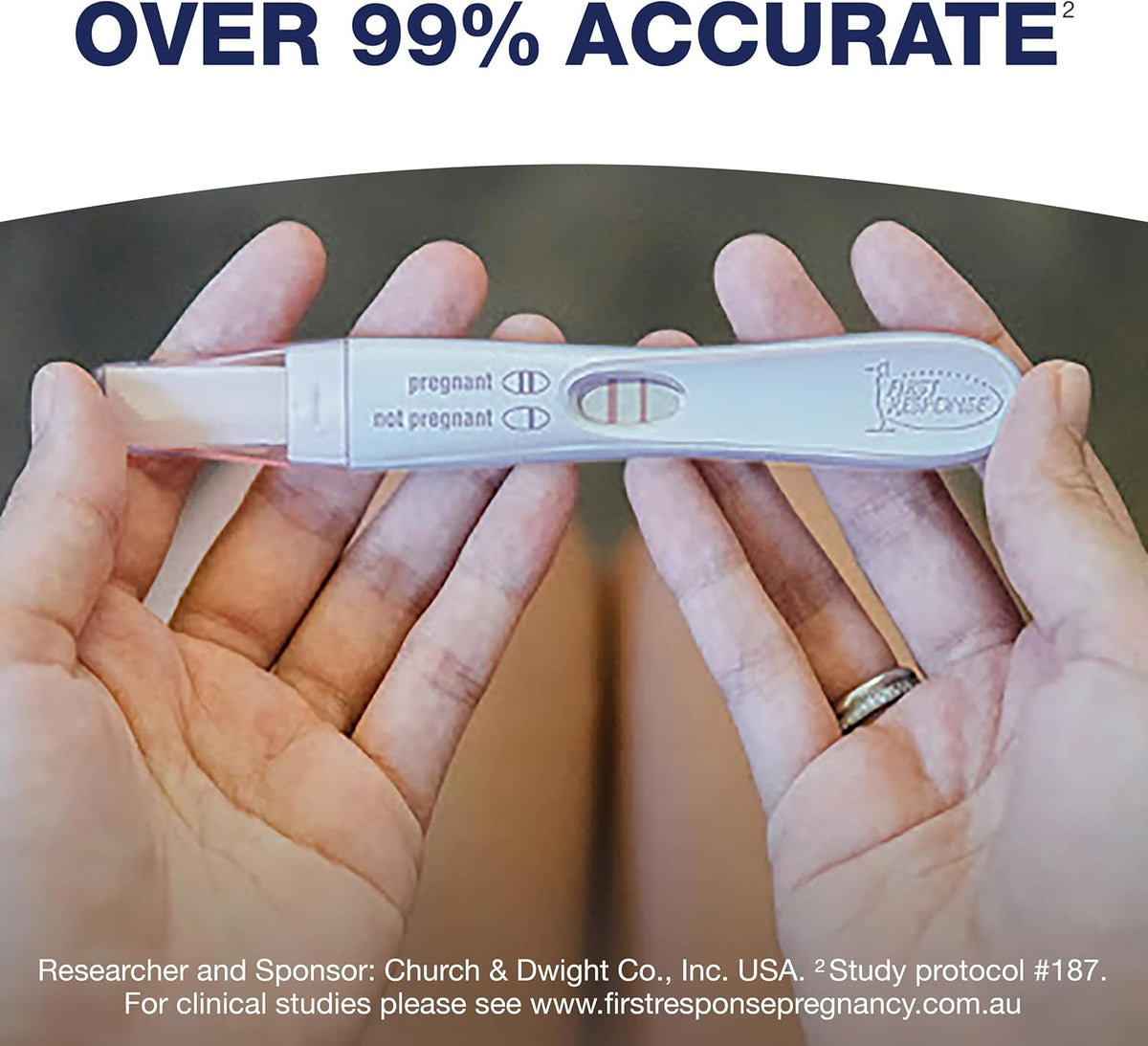 First Response Early Detection Pregnancy Tests, 7pk - Over 99% Accurate, Fast Results, Easy To Use, Detects Low hCG Levels, Detects 6 Days Early, Convenient Testing Any Time Of The Day
