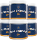 Peak BioBoost - Prebiotic Fiber Supplement for Gut Health - Easy to Dissolve Unflavored Fiber Powder - Non-GMO - No Gluten, Soy or Dairy - 6-Month Supply - 180 Servings, 6 Packs