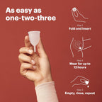 AllMatters OrganiCup Menstrual Cup - Size Mini - Eco-Friendly, Reusable Period Solution - Superior to Pads & Tampons - Suitable for Light to Heavy Flow