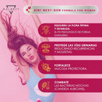 Women's Probiotics - 200 cps | Help for Bacterial Vaginosis, Candida and Cistitus | Intimate Flora Woman Probiotics | 30 Billion CFU/Day, Lactobacillus Reuteri, Rhamnosus, Crispatus, Cranberry