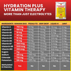Banana Bag Electrolytes Vitamin Powder Drink Mix, Salted Watermelon 5 Pk