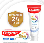 Colgate Total Whitening Toothpaste with Fluoride, Bulk 4 Pack, 5.1 oz | Mint Flavor, Anticavity, Antigingivitis, Antisensitivity Toothpaste, Helps Remove Stains, Fights Bacteria